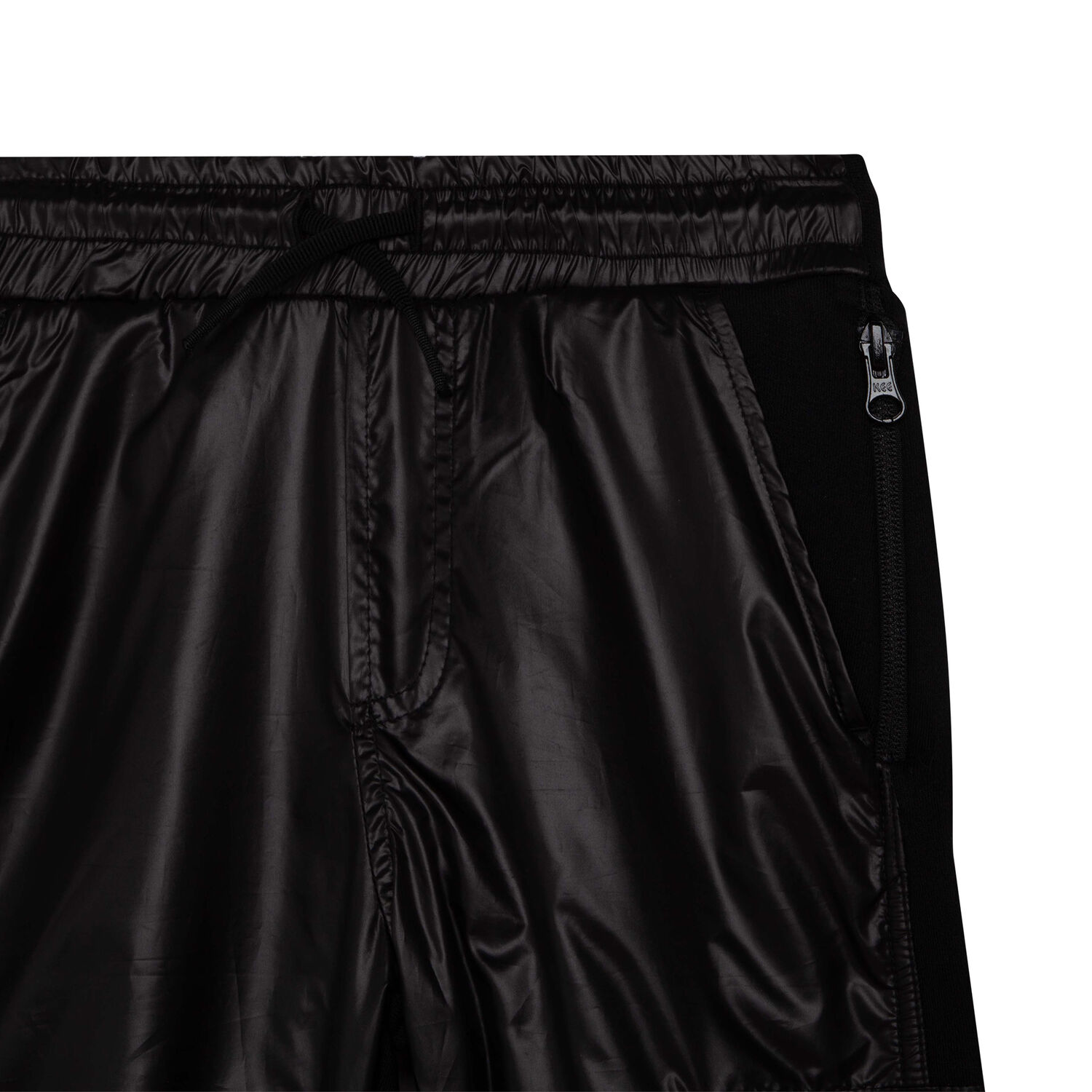 بنطلون رياضي بالشعار باللون الأسود للأولاد, 1, hi-res image number null