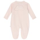 Baby Girls Pink Angel Wings Babygrow Set, 2, hi-res