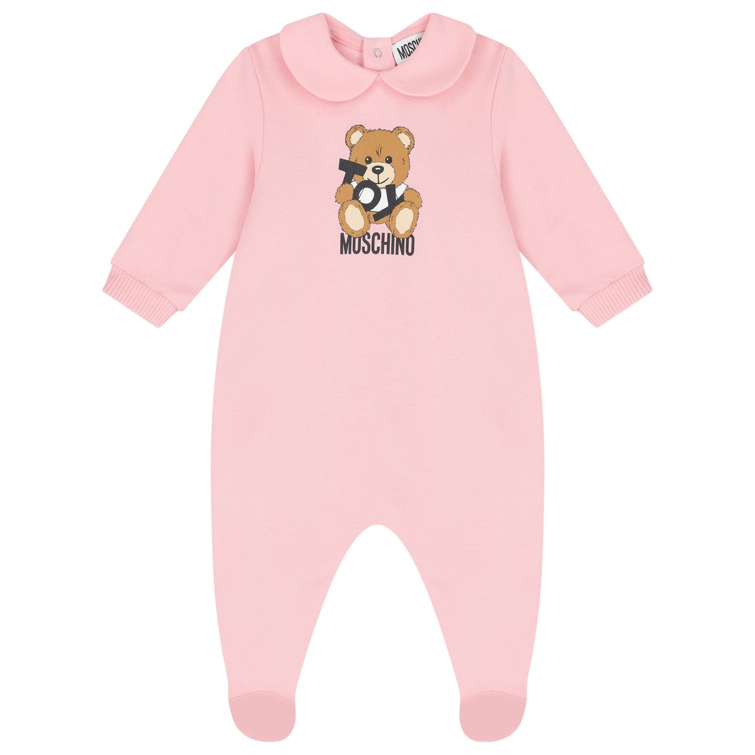 Baby Girls Pink Teddy Bear Logo Babygrow Gift Set, 4, hi-res