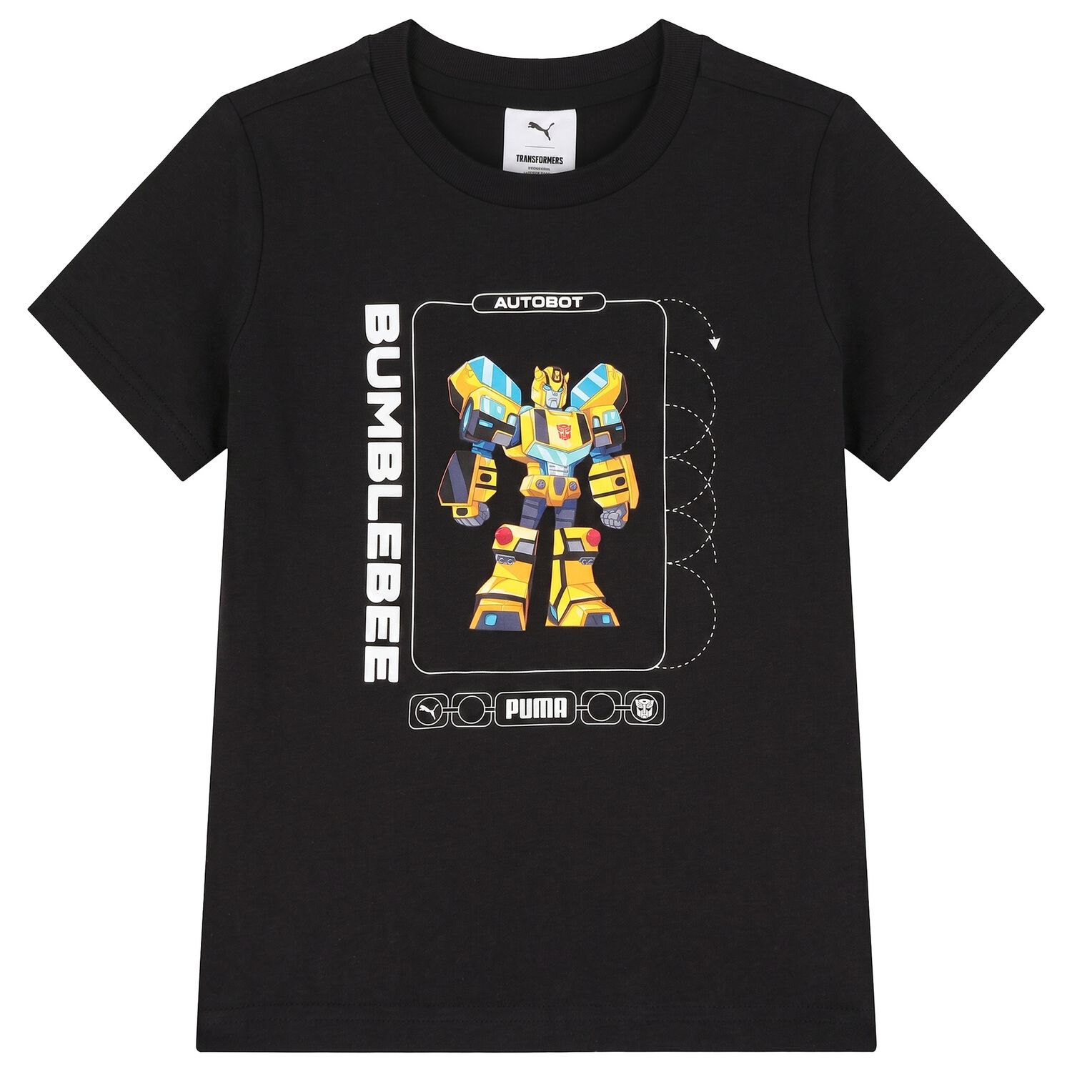 Boys Black Bumblebee Transformers T-Shirt, 1, hi-res