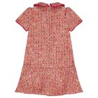Girls Fuchsia Tweed Dress, 1, hi-res