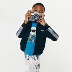 تيشيرت ايكونك باللون الأزرق للأولاد , 2, hi-res