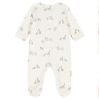Beige & White Animals Babygrows ( 2-Pack ), 2, hi-res