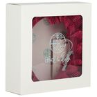 Girls Red Pleated Ruffled Headband, 1, hi-res