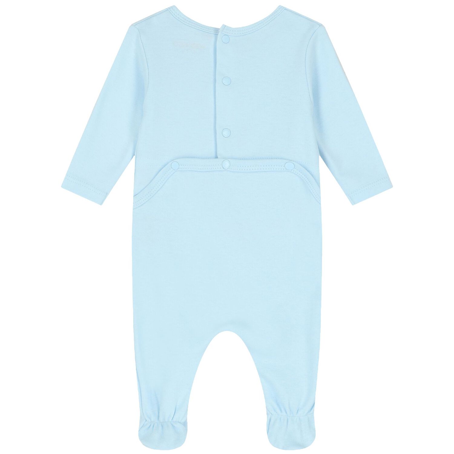 Baby Boys Blue Logo Babygrow ( 2-Pack ), 1, hi-res