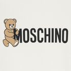 سويت شيرت بشعار تيدي بير باللون الأبيض , 4, hi-res