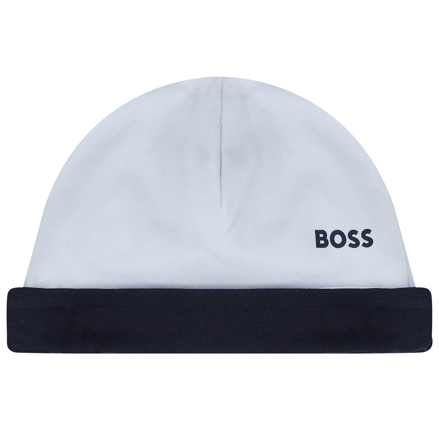 Baby Boys Blue Logo Hat, 2, hi-res