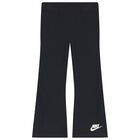 Girls Beige & Black Logo Leggings Set, 1, hi-res