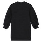 فستان بالشعار باللون الأسود, 2, hi-res