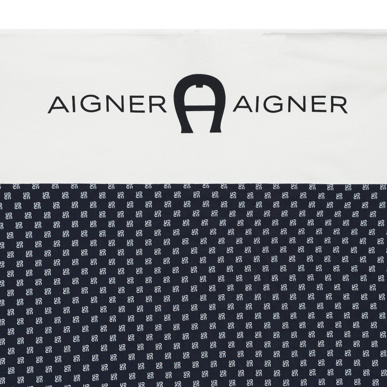 بطانية أولاد بالشعار باللون الأبيض والكحلي, 1, hi-res