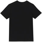 Boys Black Logo T-Shirt, 2, hi-res