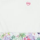 فستان بنات مضلع بطبعة النباتات, 1, hi-res