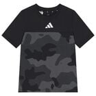 Black & Grey Logo Camouflaged T-Shirt, 1, hi-res
