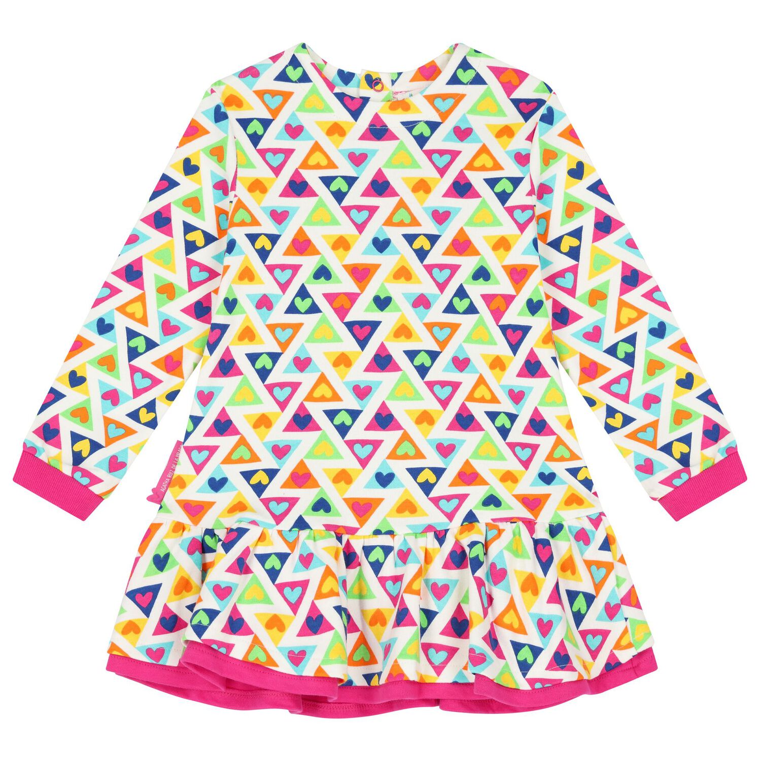 Girls Ivory Heart Dress Set, 1, hi-res image number null