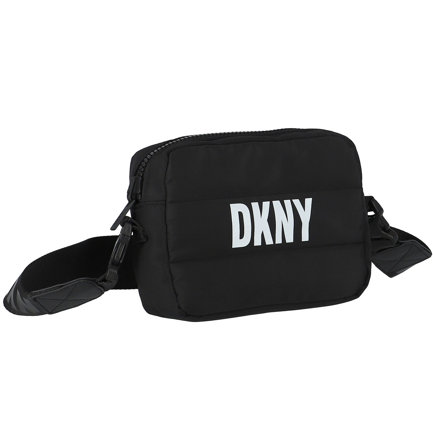 حقيبة يد للبنات بالشعار باللون أسود والفضي (بوجهين), 1, hi-res