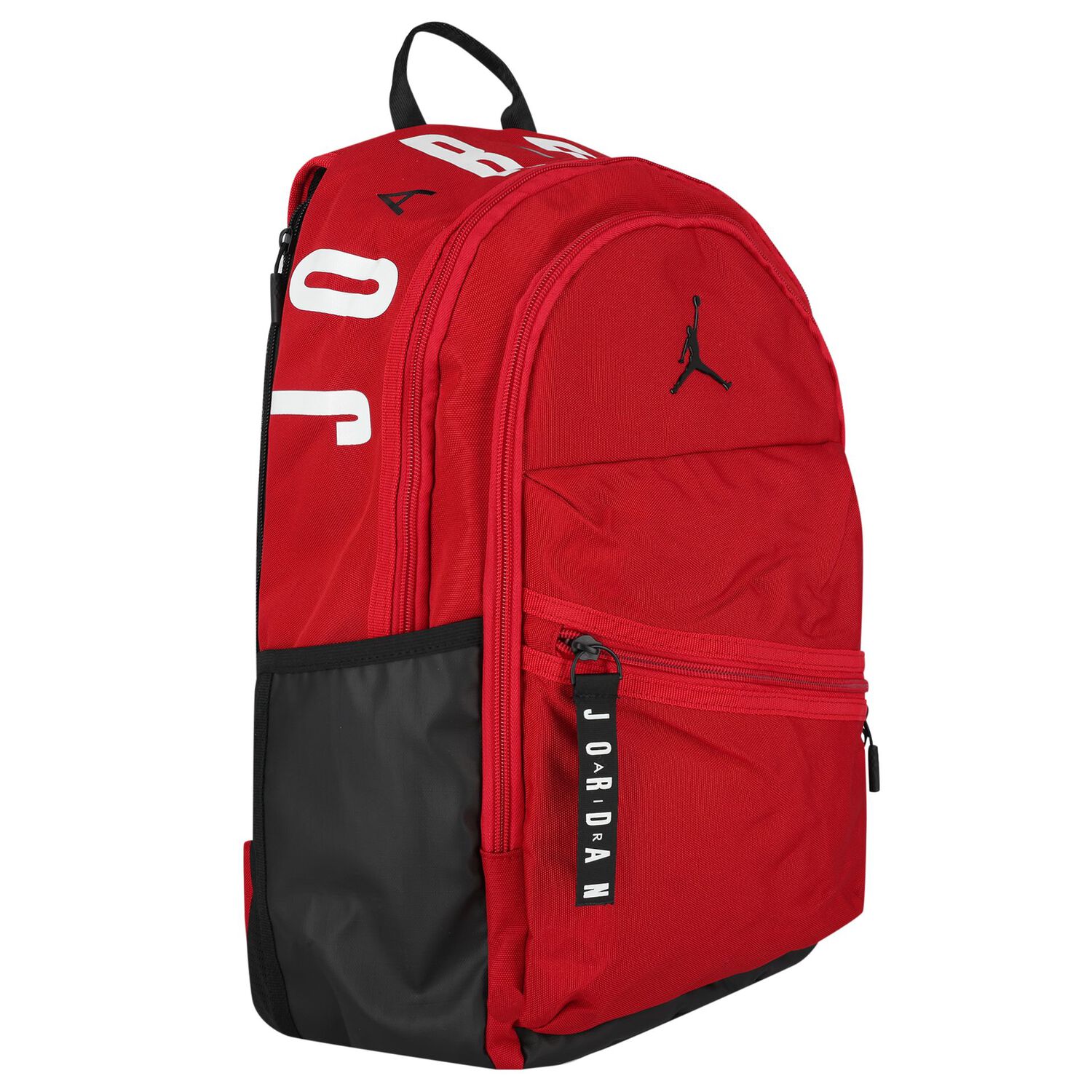 Black & Red Jumpman Logo Backpack, 3, hi-res