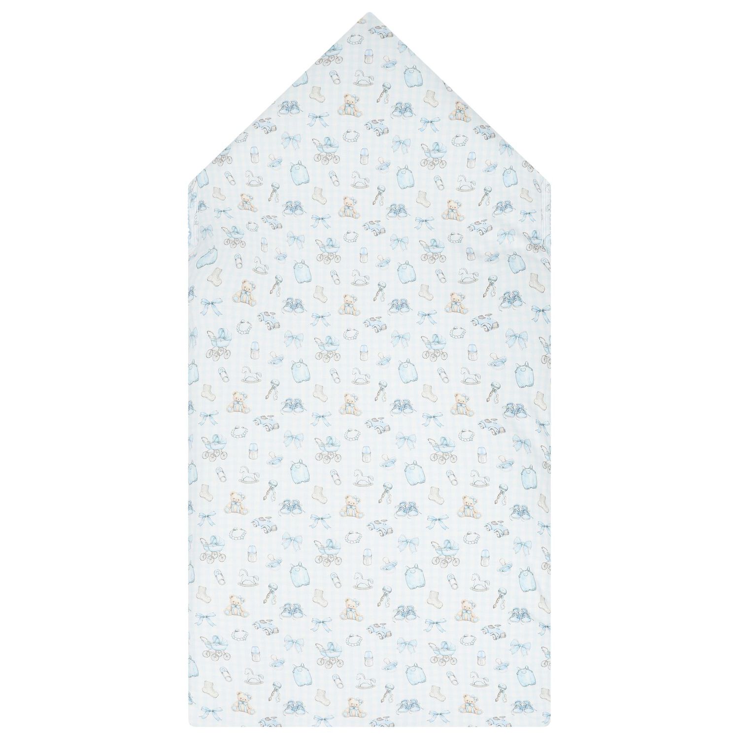 Blue Nursery Print Baby Nest, 1, hi-res image number null