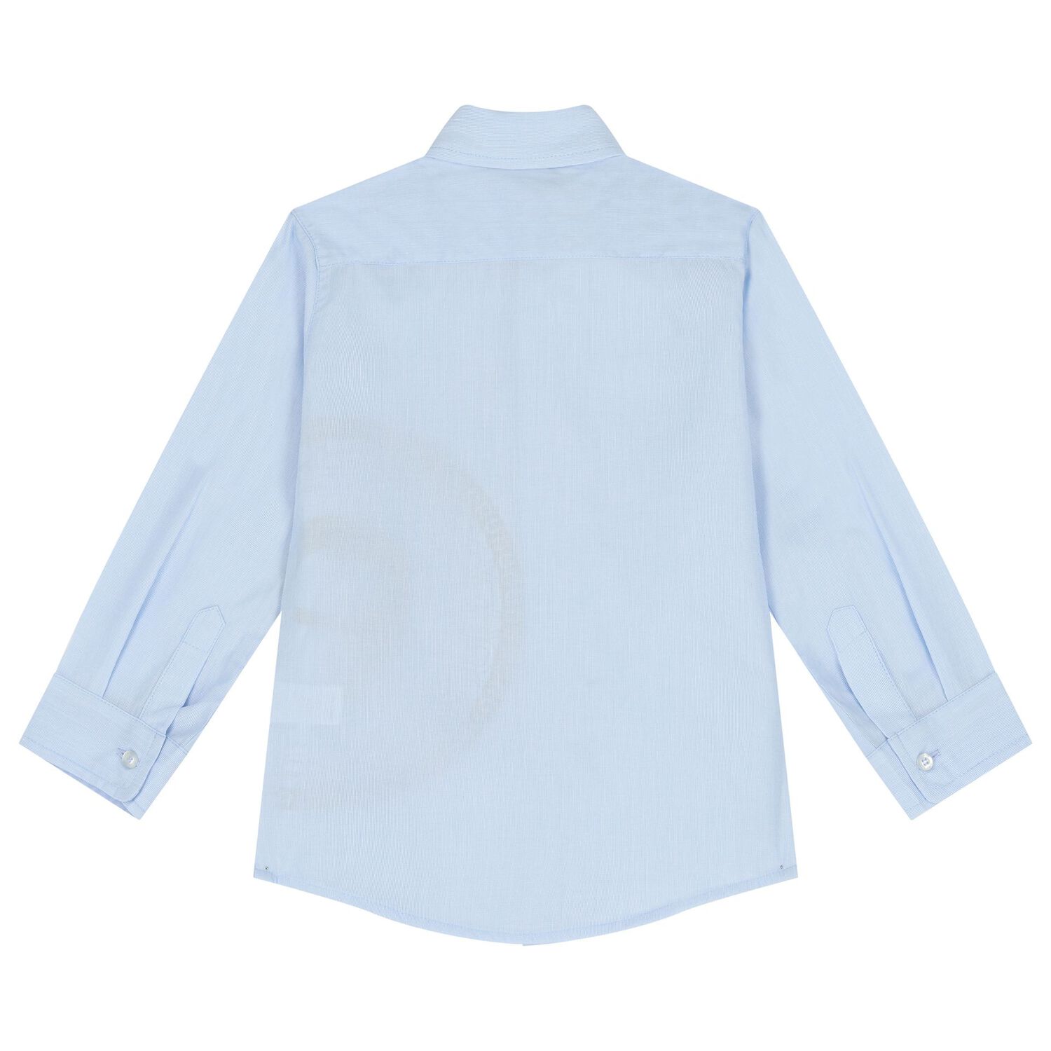 قميص اولاد بالشعار باللون الأزرق, 1, hi-res