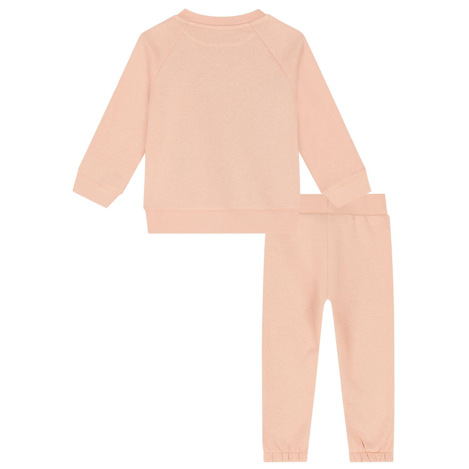 Younger Girls Pink Logo Tracksuit, 1, hi-res image number null