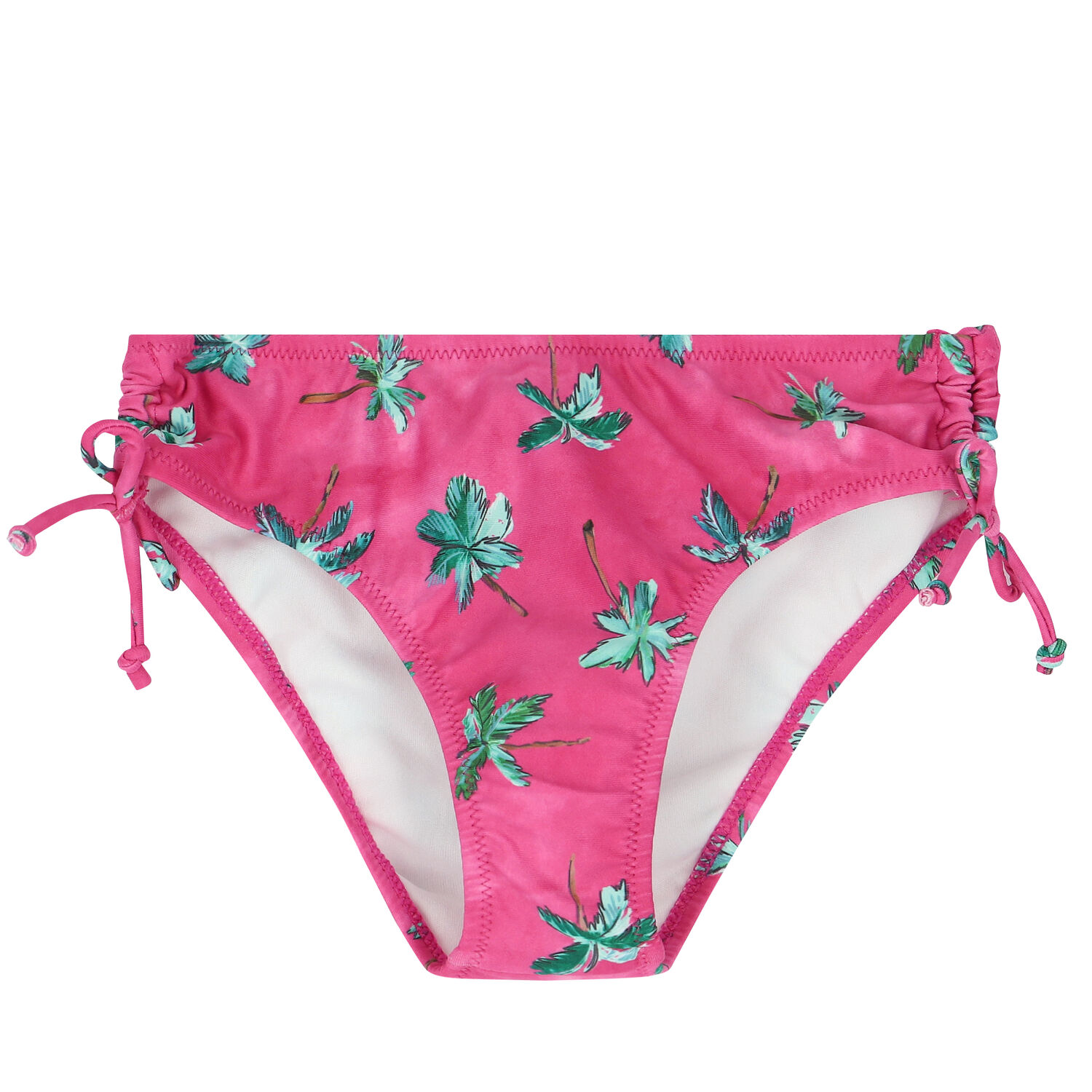 Girls Pink Palm Tree Bikini, 1, hi-res image number null