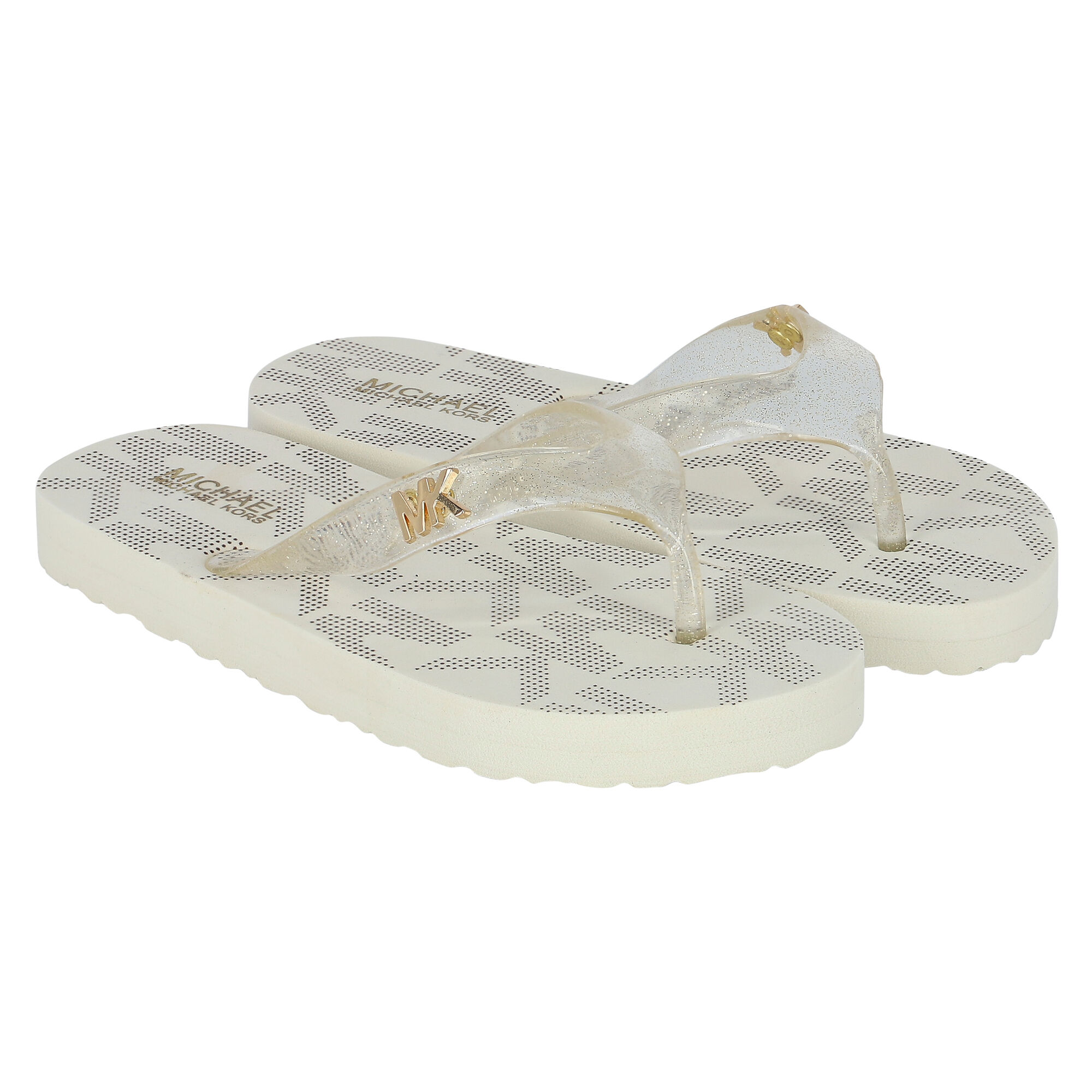 Girls michael shop kors flip flops