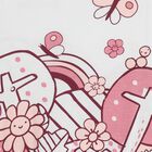 رومبير مزين بالفراشات للفتيات الصغيرات باللون الأبيض, 1, hi-res