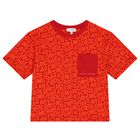Orange Logo T-Shirt, 1, hi-res