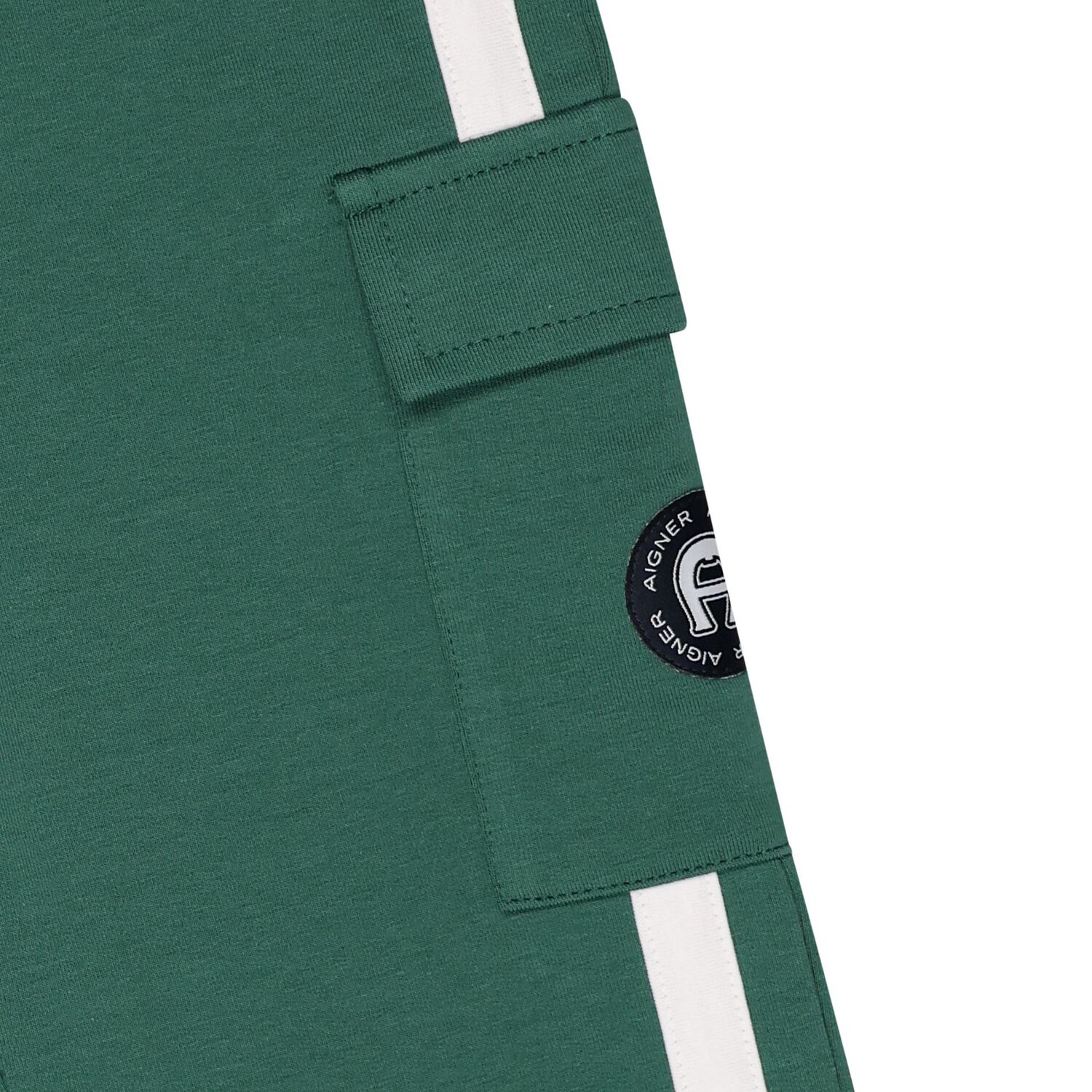 Boys Green Logo Joggers, 1, hi-res