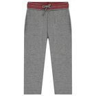 Younger Boys Red, White & Grey 3 Piece Tracksuit, 1, hi-res