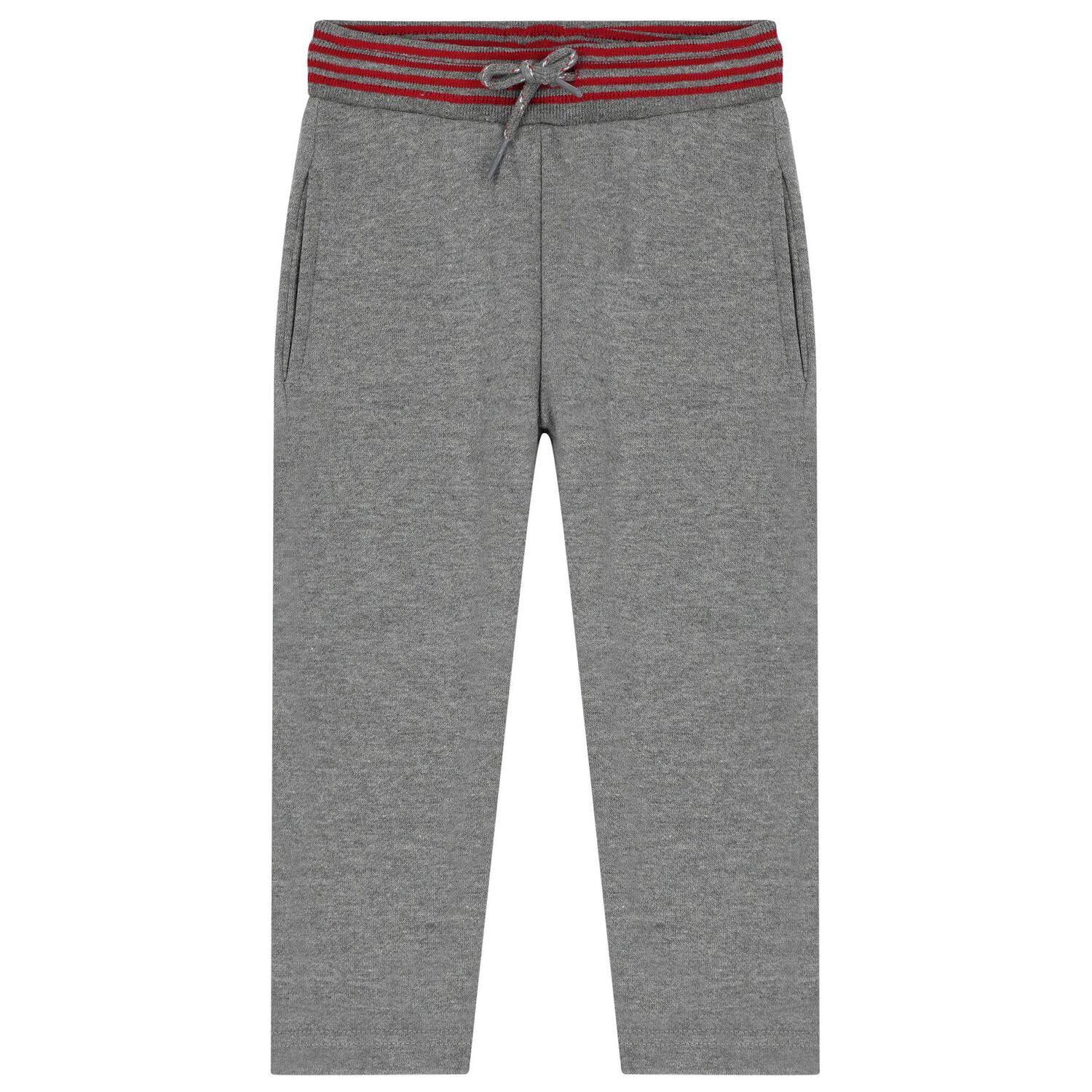 Younger Boys Red, White & Grey 3 Piece Tracksuit, 1, hi-res