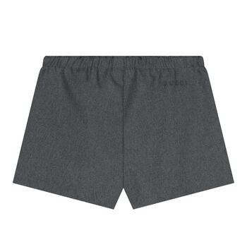 Grey Logo Baby Shorts