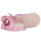 Baby Girls Pink Trolls Suede Trainers, 1, hi-res