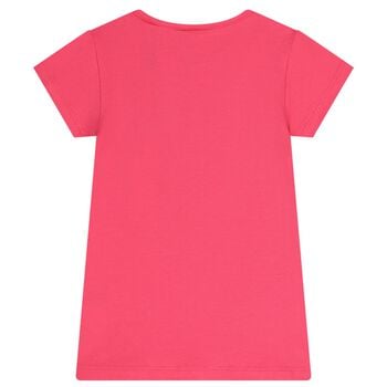 Girls Pink Heart T-Shirt