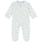 افرول بطبعة حروف باللون العاجى والازرق للاولاد, 2, hi-res