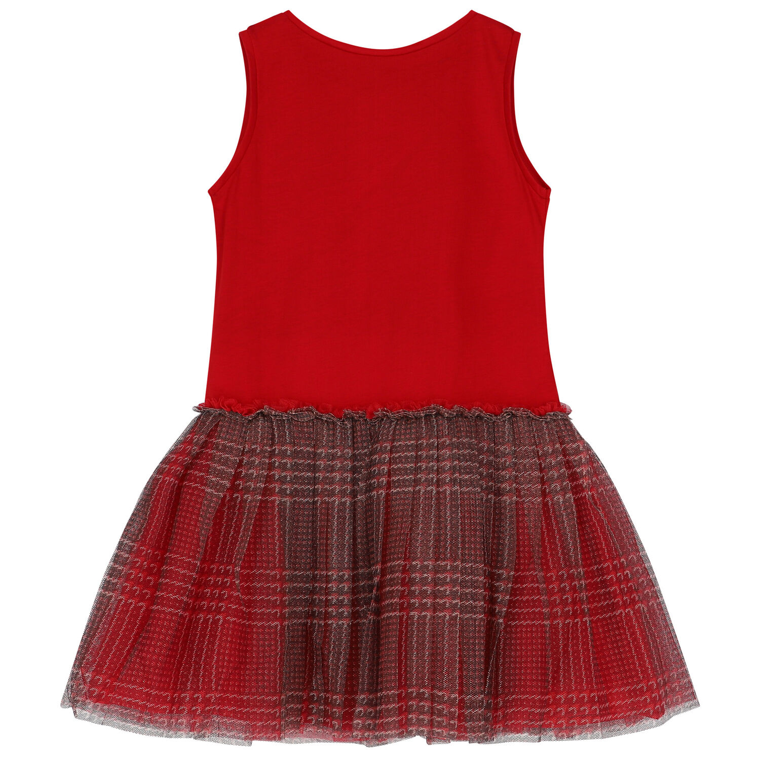 Girls Red Dress Set, 1, hi-res