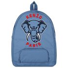 Blue Elephant Logo Backpack, 2, hi-res