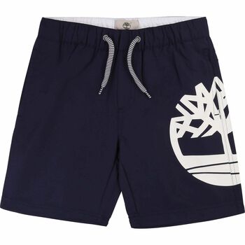 Boys Navy Logo Swim Shorts