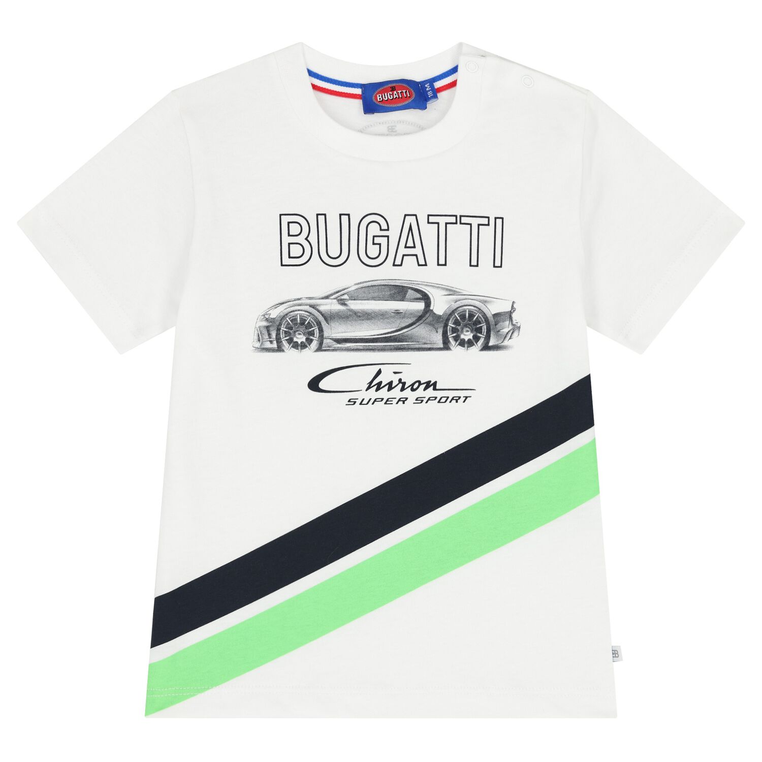 Younger Boys White Logo T-Shirt, 1, hi-res image number null