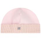 Baby Girls Pink Logo Hat, 3, hi-res