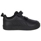 Younger Black Logo Rickie V Inf Trainers, 2, hi-res