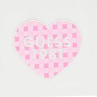 طقم ليجنز أبيض ووردي مزين بقلوب للفتيات الصغيرات, 1, hi-res