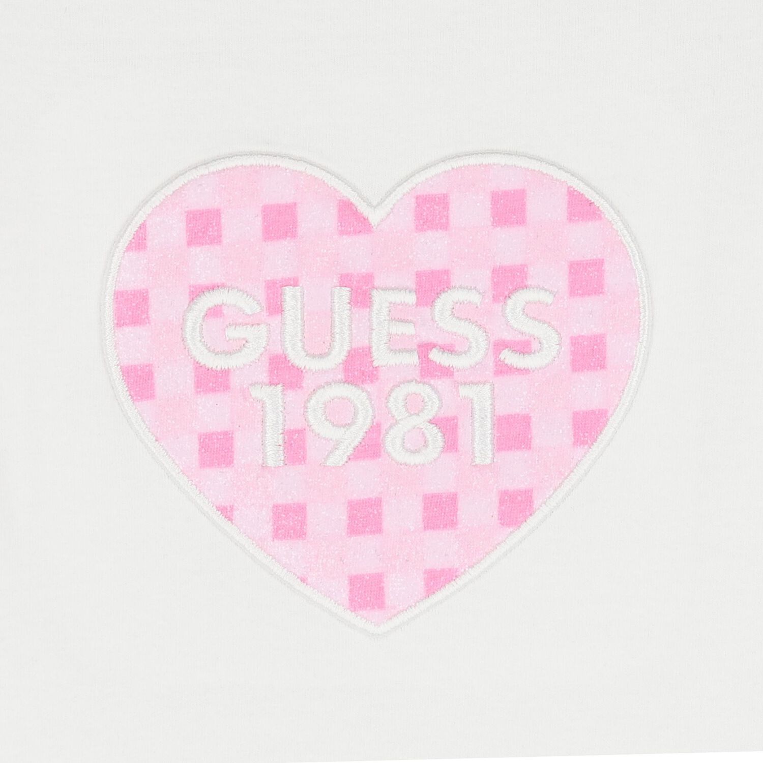 طقم ليجنز أبيض ووردي مزين بقلوب للفتيات الصغيرات, 1, hi-res