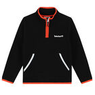 سويت شيرت بالشعار باللون الاسود للاولاد, 1, hi-res