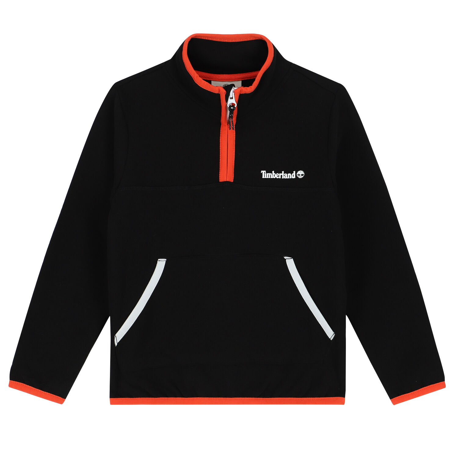 سويت شيرت بالشعار باللون الاسود للاولاد, 1, hi-res