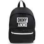 Black & White Logo Backpack, 1, hi-res