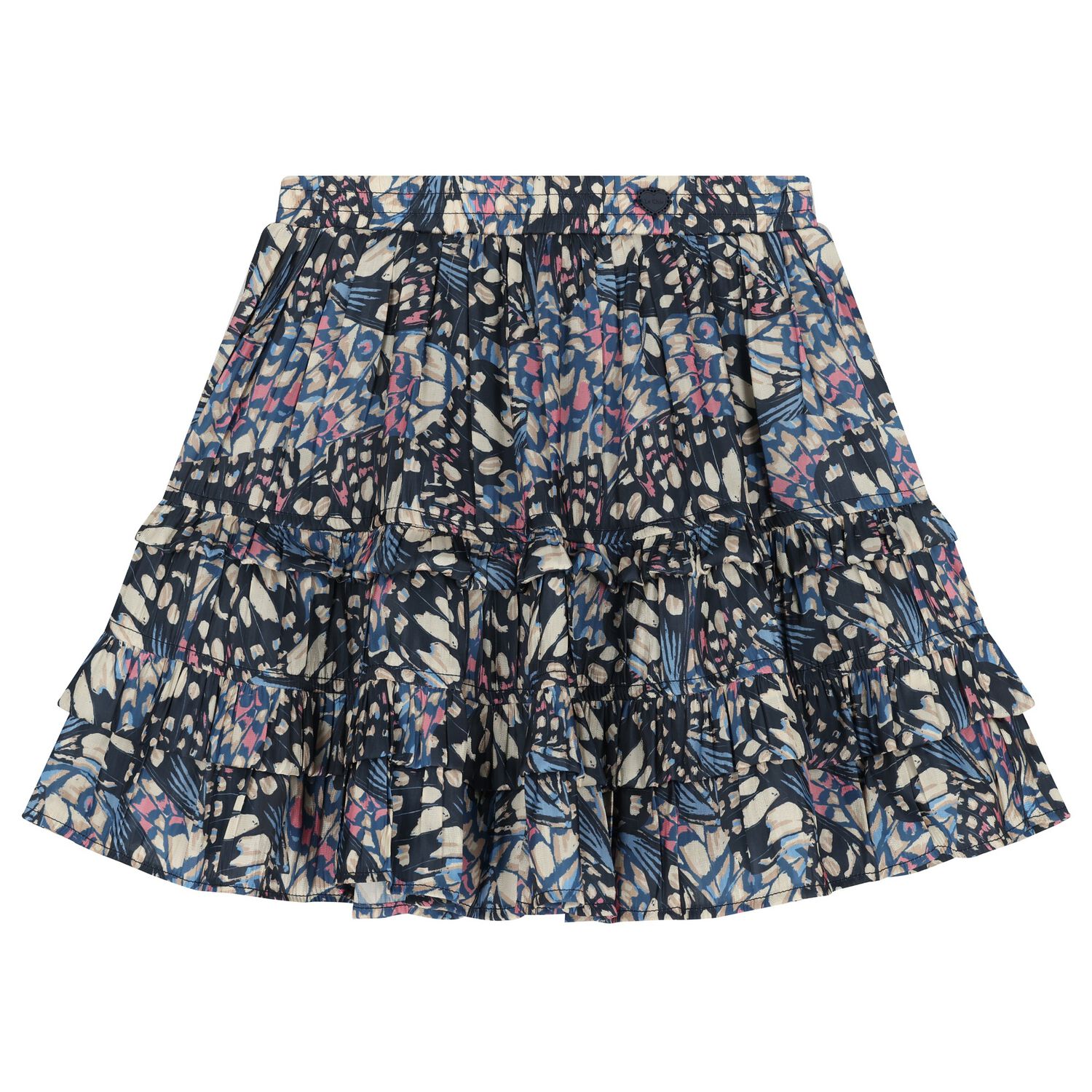 Girls Muti-Coloured Pleated Skirt, 1, hi-res image number null