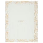 Beige & Ivory Geo Map Baby Blanket, 1, hi-res