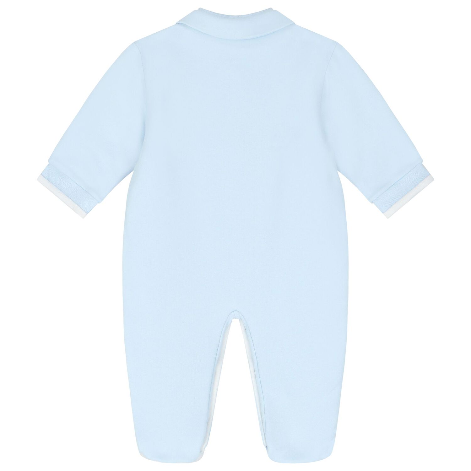 Baby Boys Blue Hot Air Balloon Babygrow, 1, hi-res image number null