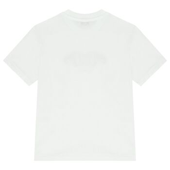 Boys White Logo T-Shirt