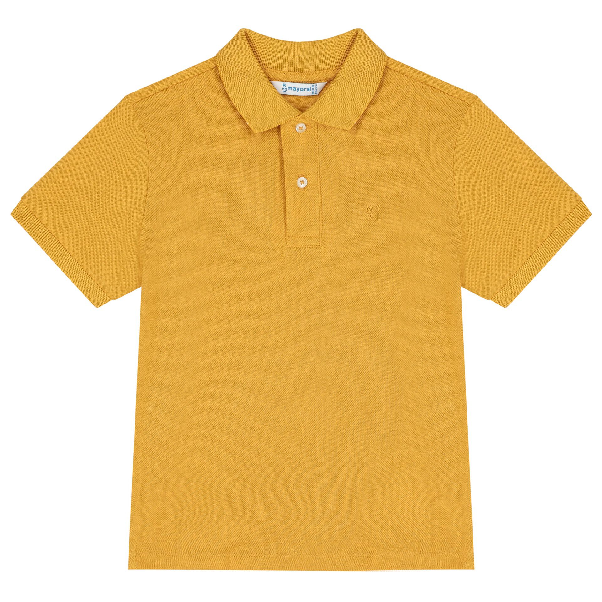 Childrens yellow polo shirts top